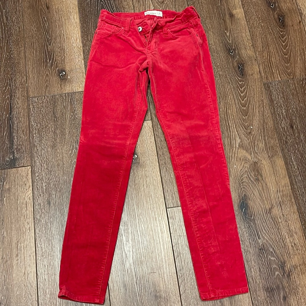 Red Corduroy Pants